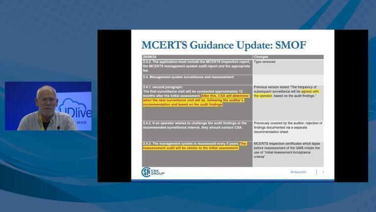 Update to MCERTS guidance